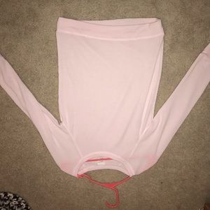 Pink long sleeve girls